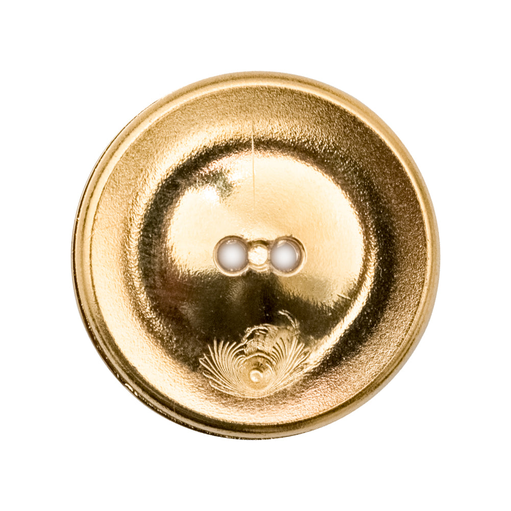 Italian Gold and Red 2-Hole Crest Button - 44L/28mm - Joann Fabrics
