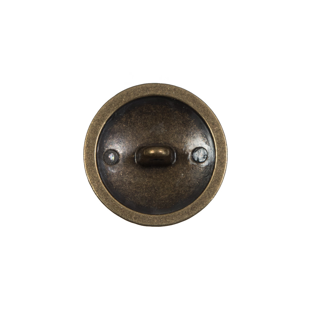 Italian Old Gold Military Shank Back Button - 32L/20mm - Joann Fabrics