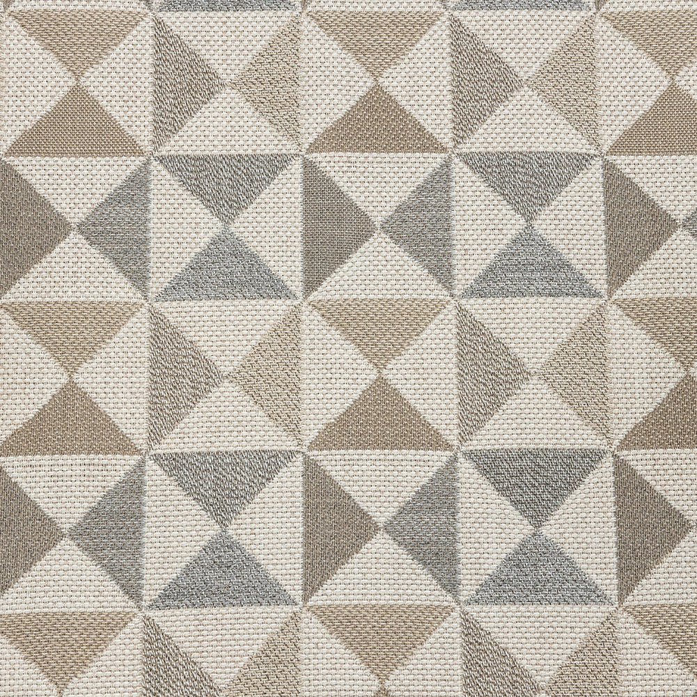 Array Upholstery Woven by Sunbrella - Dune Beige and Gray Geometric - Joann Fabrics