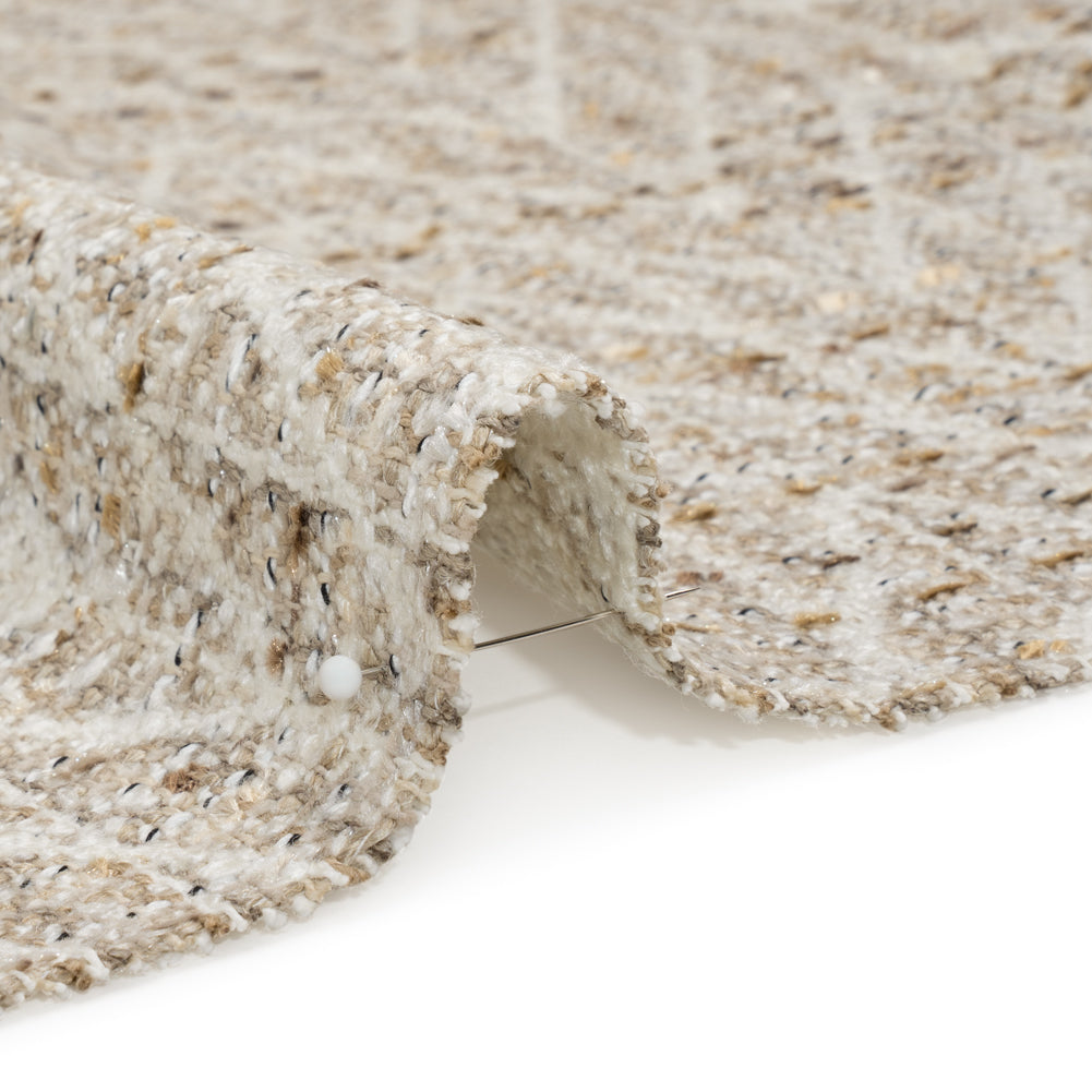 Mineral Subtle Zig Zags Boucle and Chenille Upholstery Woven - Joann Fabrics