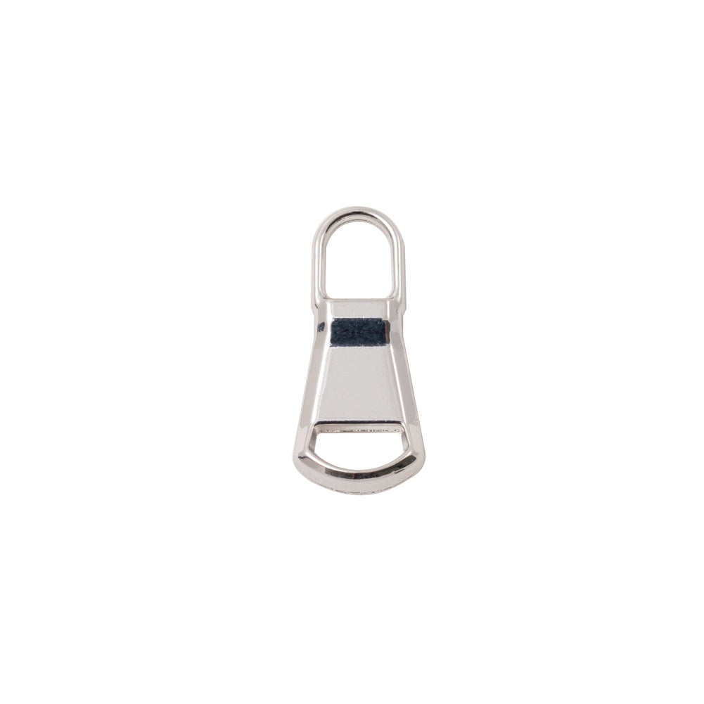 Mood Exclusive Italian Medium Silver Rounded Edge Metal Zipper Pull - Joann Fabrics