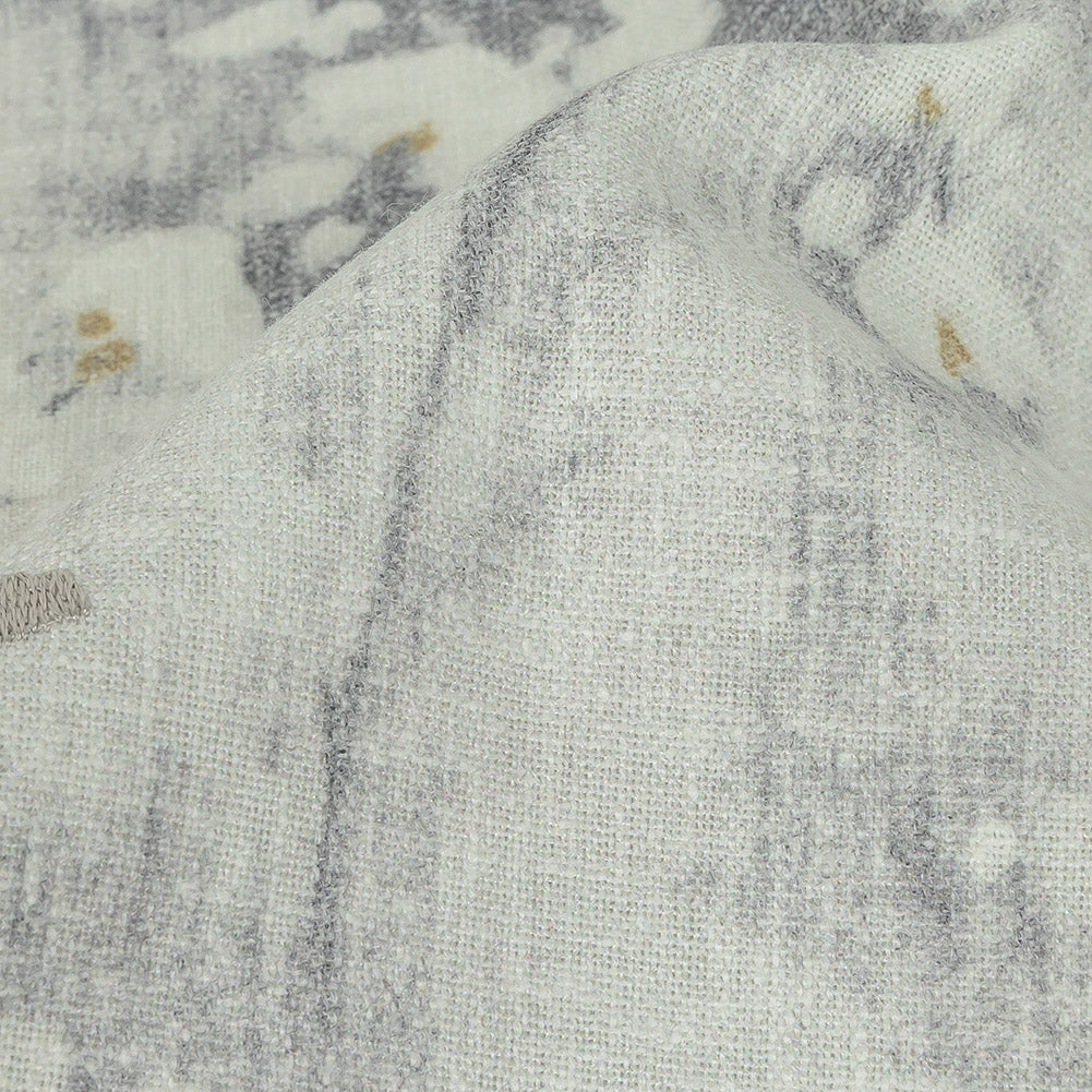 Printed and Embroidered Drapery Canvas - Pebble Floral - British Imported - Joann Fabrics