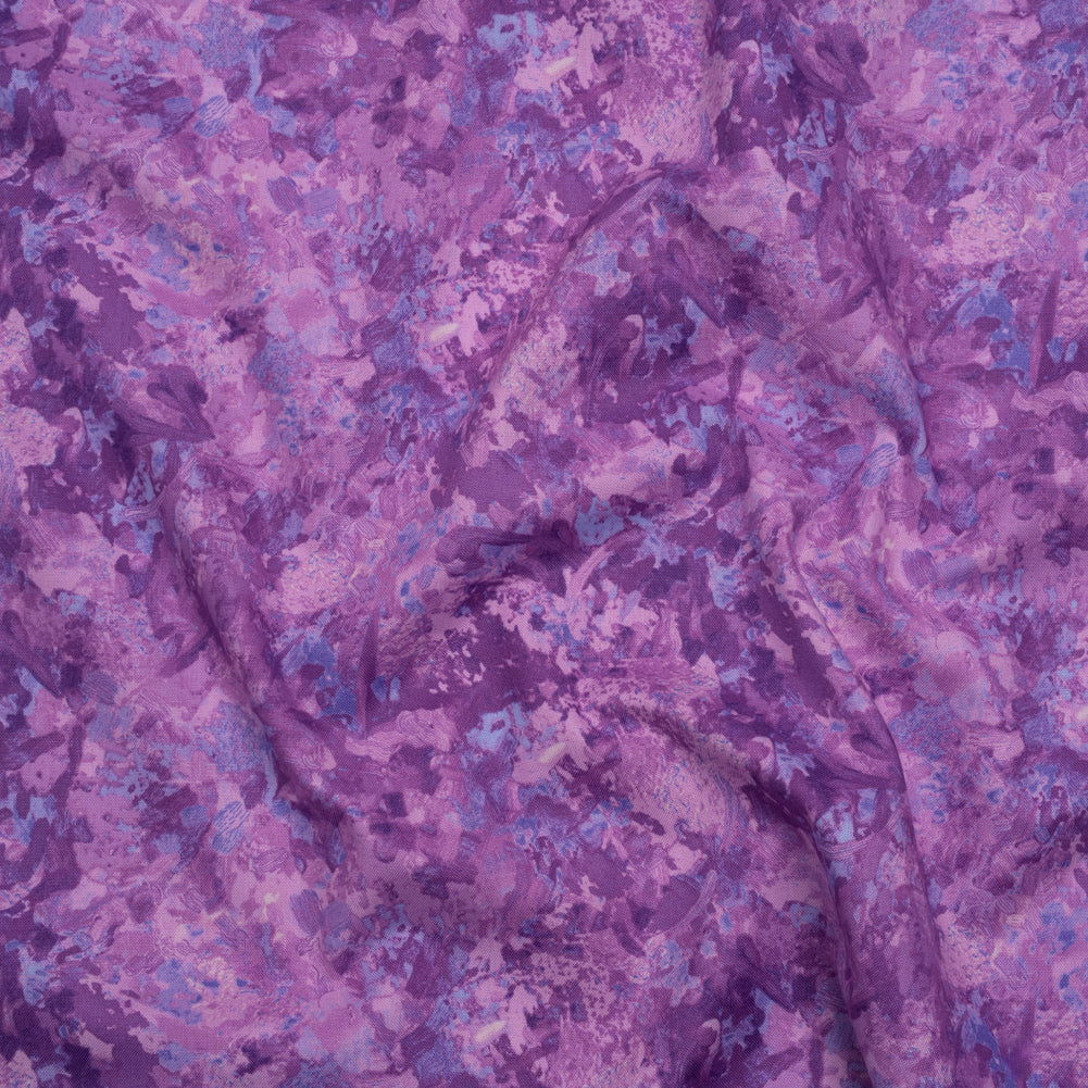 Printed Quilting Cotton by Deborah Edwards for Northcott Studio - Orchid Painterly Abstract - Chroma Collection - Joann Fabrics
