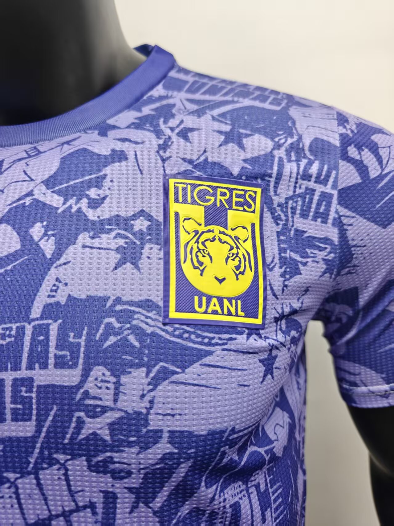 2025/2026 Player Version Tigres Training clothes Football Jersey 1:1 Thai Quality