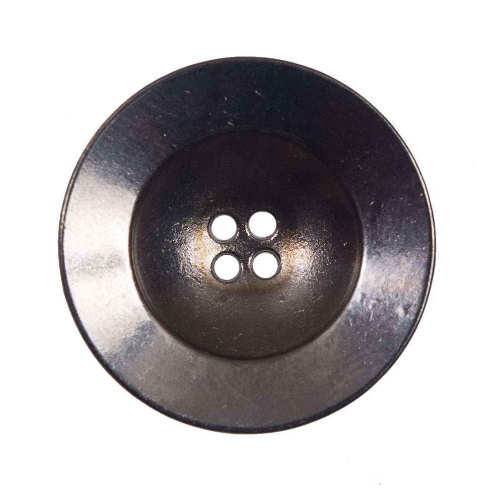 Italian Gunmetal Metal 4-Hole Button - 44L/28mm - Joann Fabrics