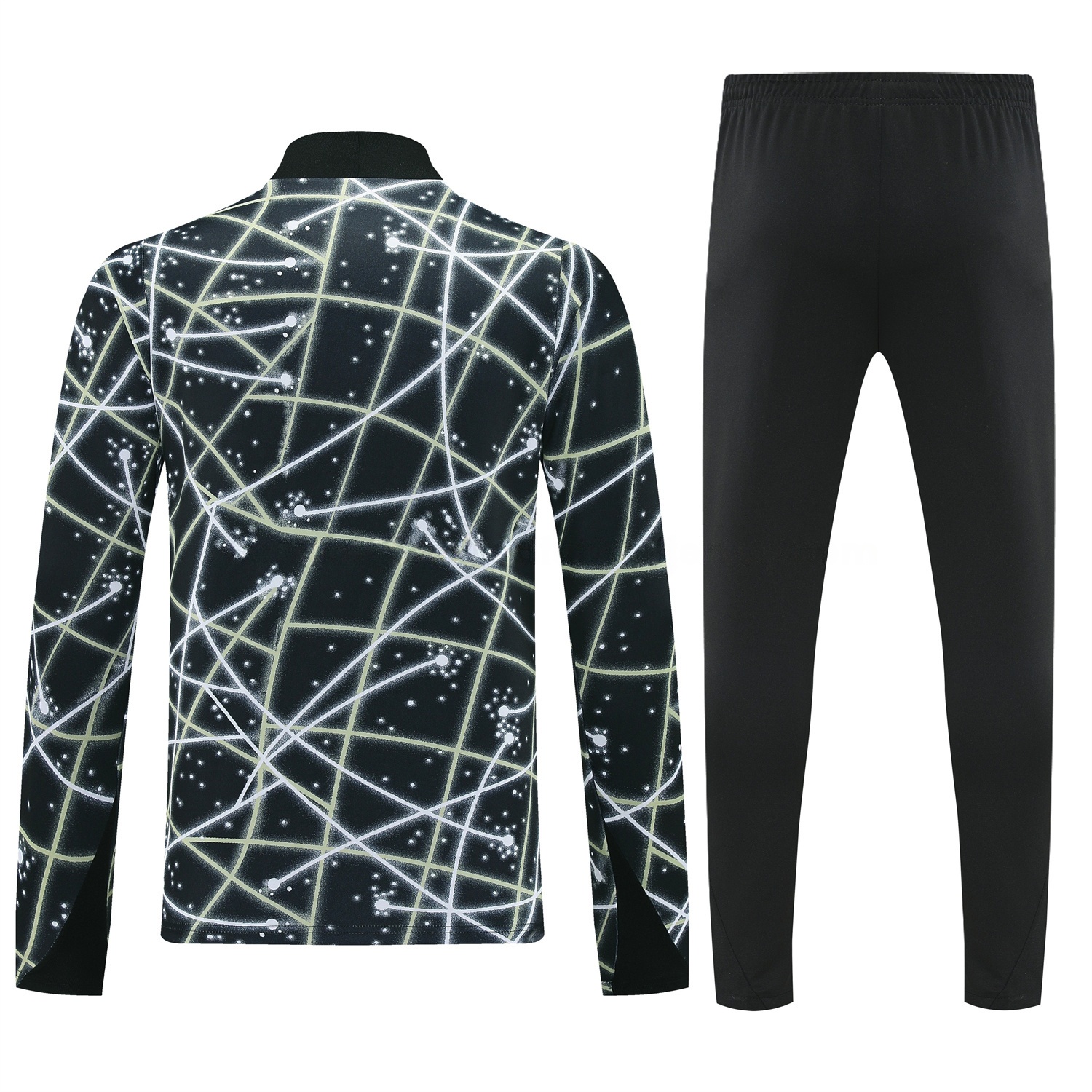 C.H.E.L.S.E.A 25-26 Meteor Pattern Long Sleeve Training Set - Player Version - Starry Sky Top and Black Pants - UnitedFutballJersey