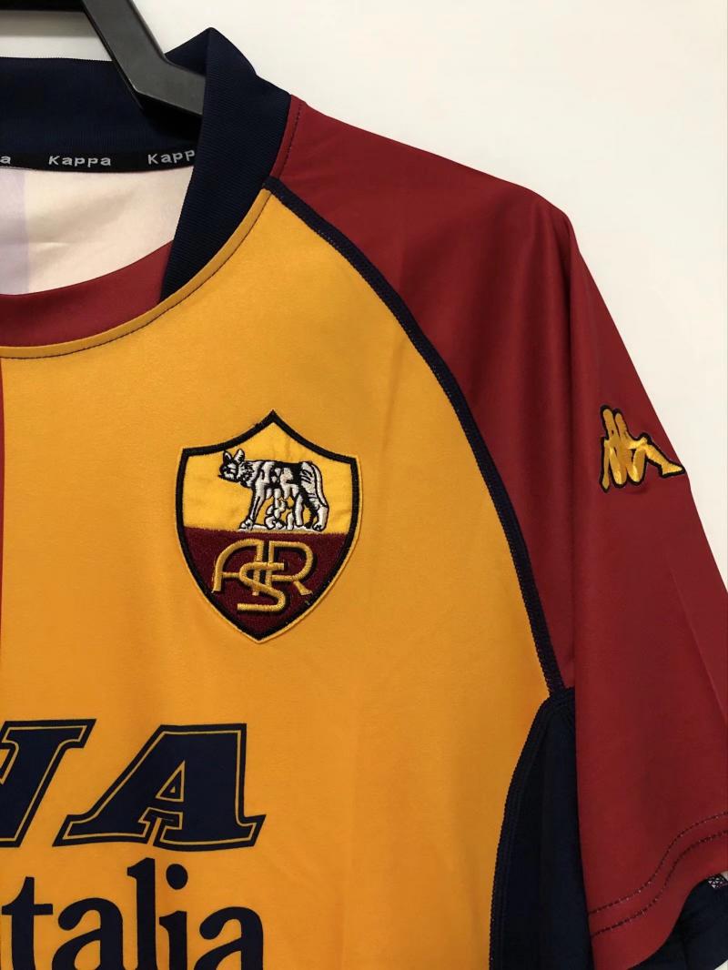 2000-2001 Retro Roma Home Soccer Jersey 1:1 Thai Quality
