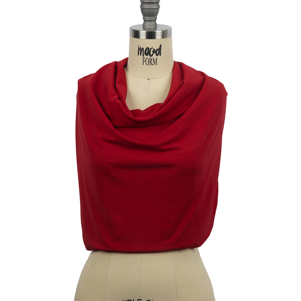 Stretch Polyester Crepe Knit - Tango Red - Arabesque Collection - Joann Fabrics