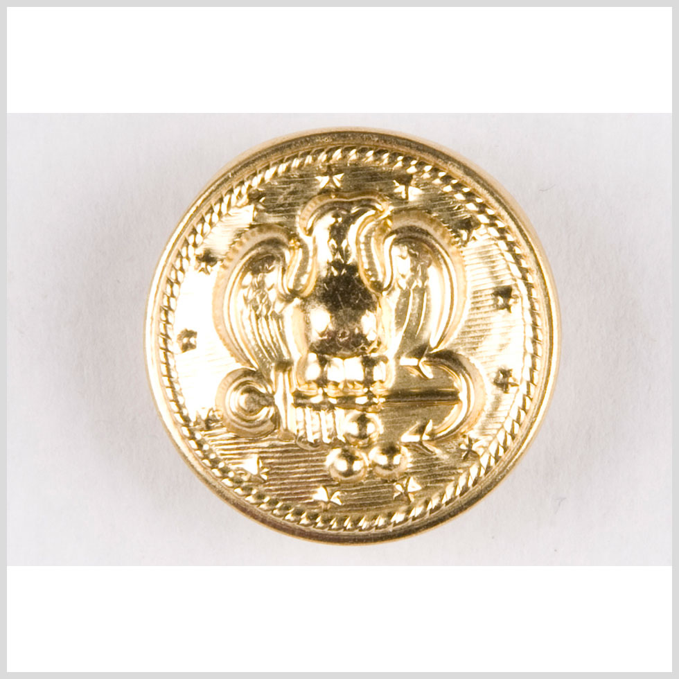 Gold Metal Button - 24L/15mm - Joann Fabrics