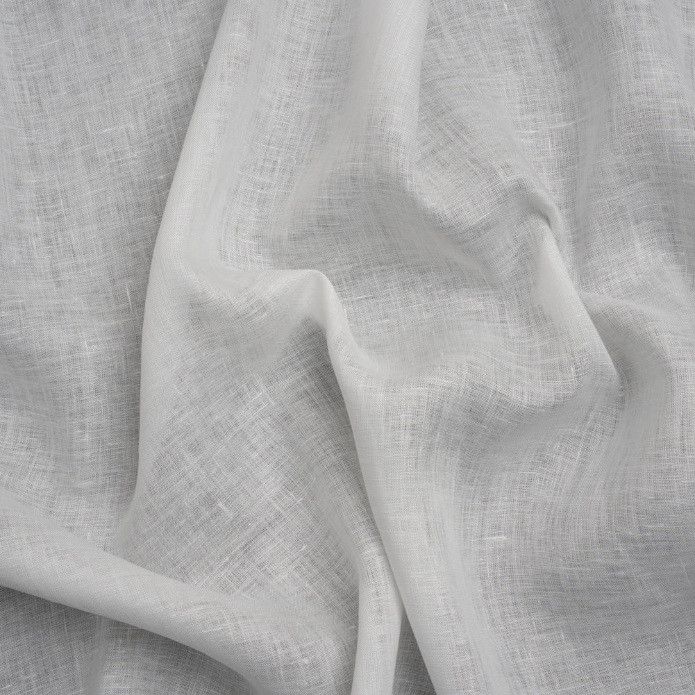 Famous Australian Designer White Lightweight Linen Woven - Joann Fabrics