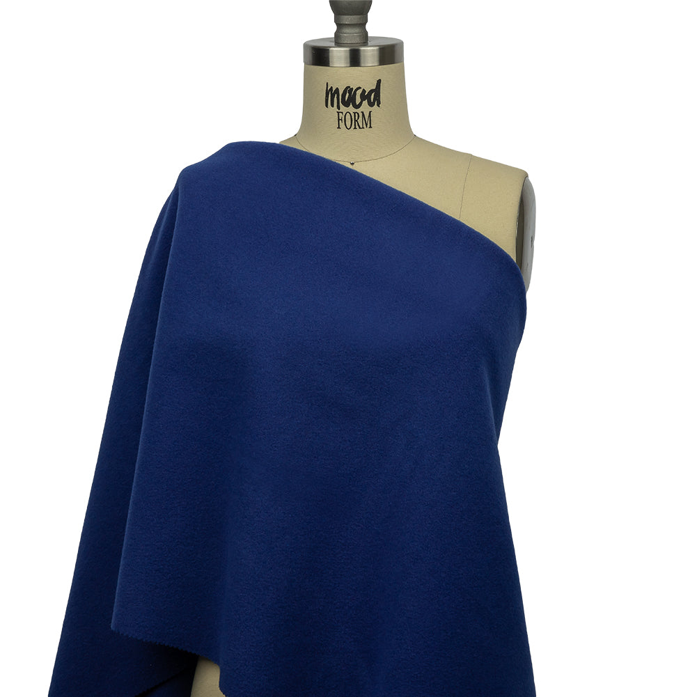 Wool and Cashmere Coating Made in Italy - Cobalt Blue - Alberini Collection - Joann Fabrics