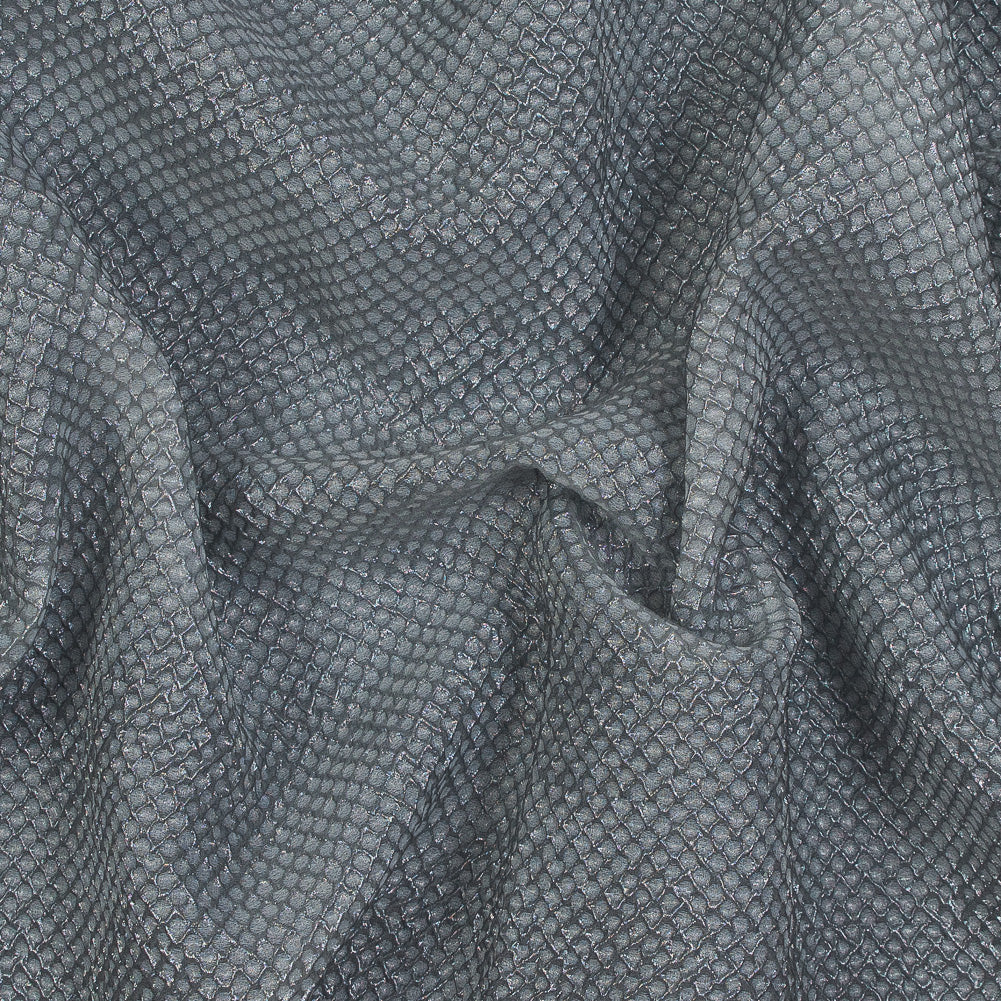 Marylin Metallic Transparent Gray Diamond Quilted Brocade - Joann Fabrics