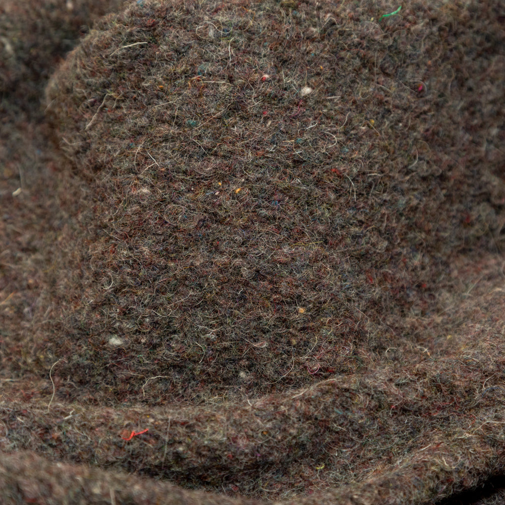 Muted Brown Heathered and Speckled Fuzzy Wool Knit - Joann Fabrics