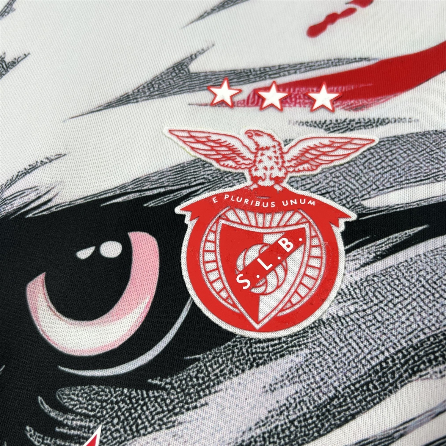 Benfica 25-26 White Eagle Black Special Jersey - Fans Version - UnitedFutballJersey