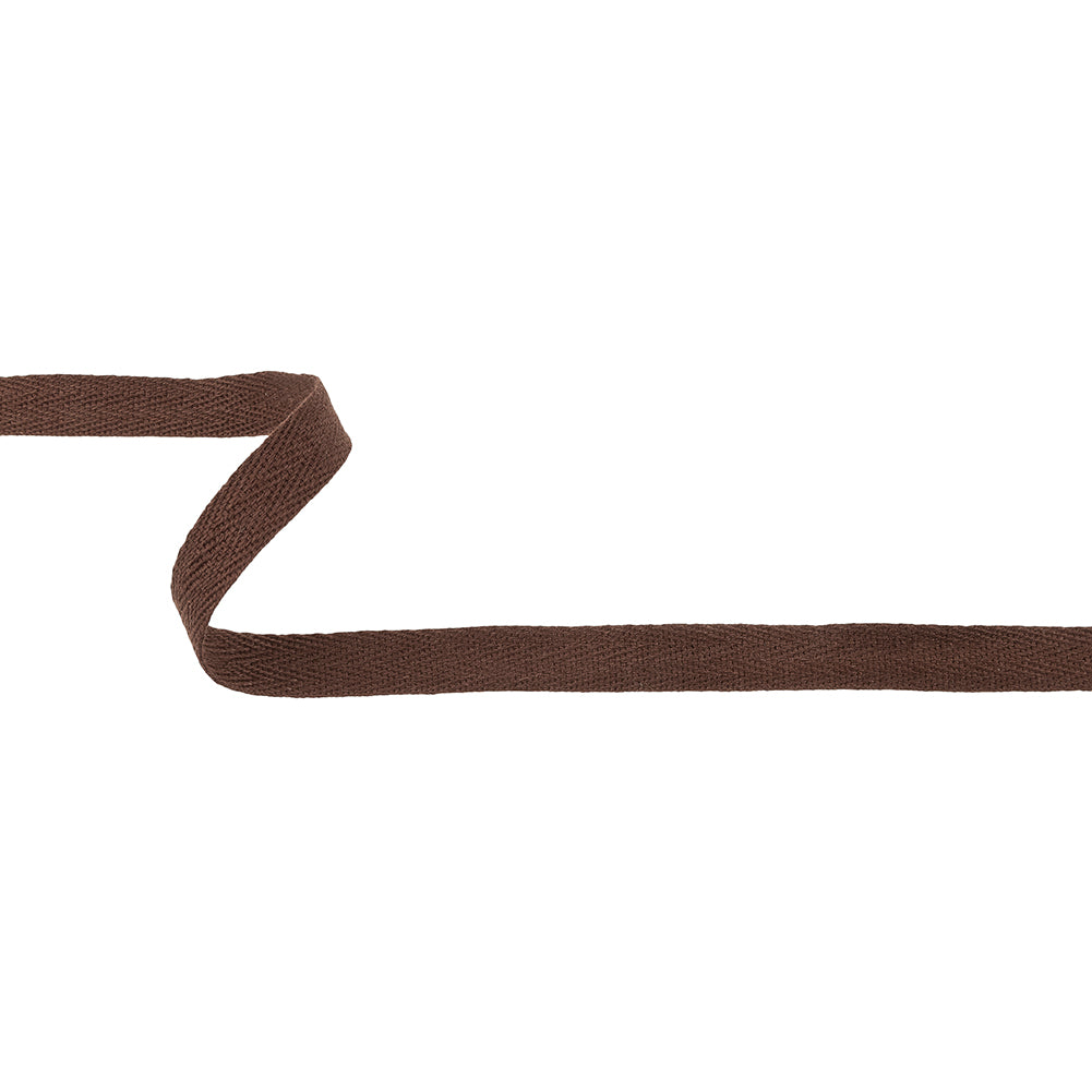Chocolate Fondant Cotton Twill Tape - 0.5