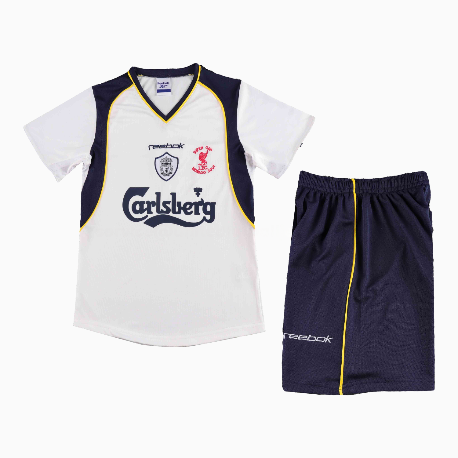 Retro Liver.pool 2001-02 Away Kids Kit - UnitedFutballJersey