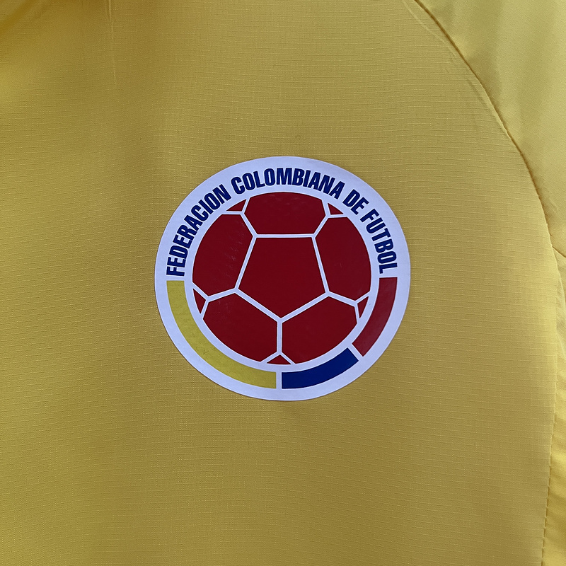2024 Colombia National Team Windbreaker Yellow