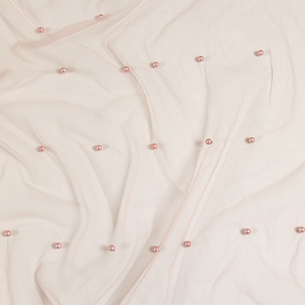 Beaded Tulle - Mellow Rose - Sylvie Collection - Joann Fabrics