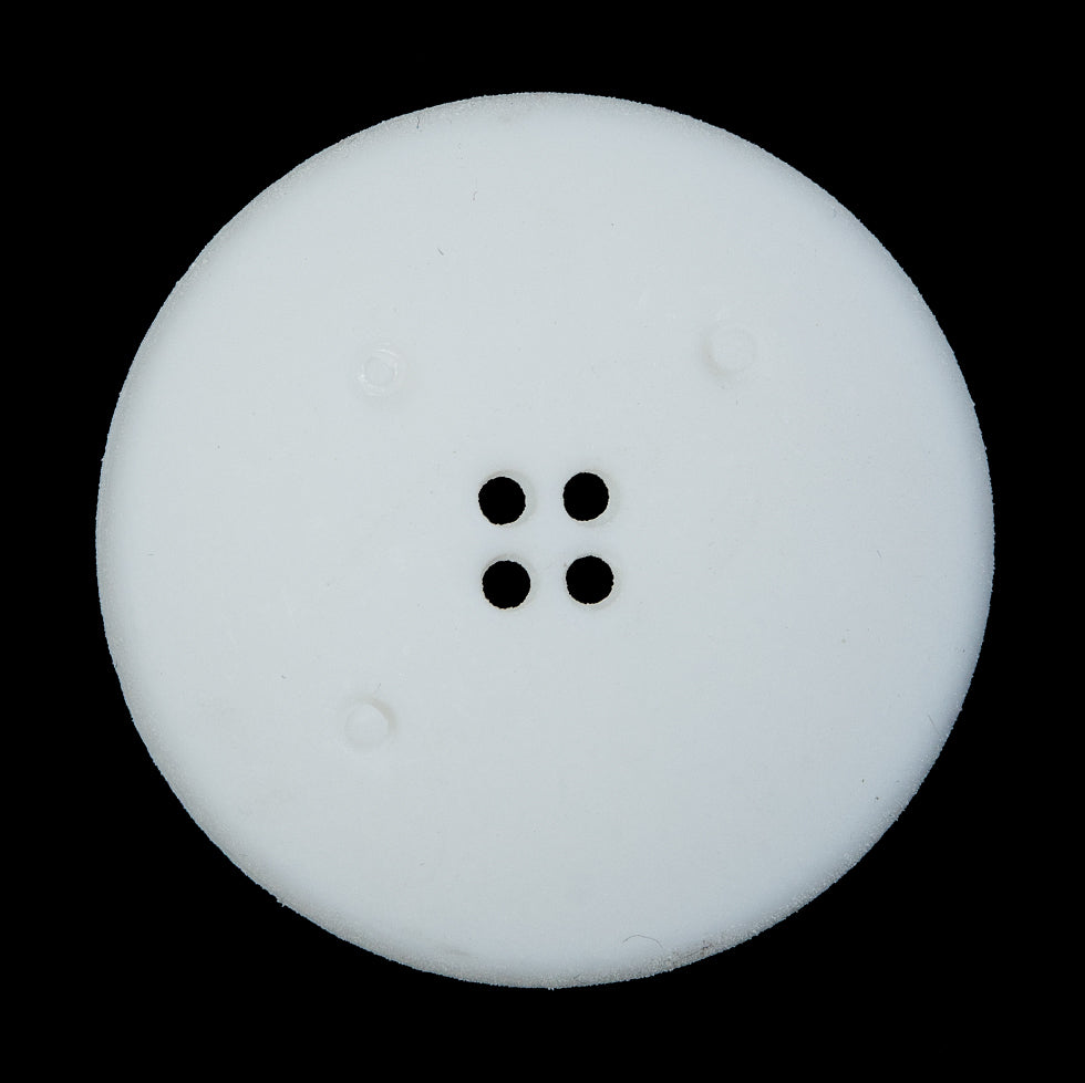 White Textured Concaved Plastic Button - 54L/34mm - Joann Fabrics