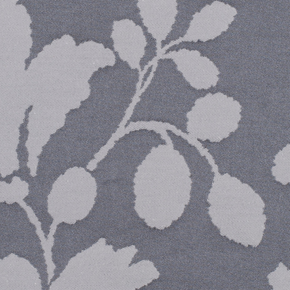 Gray Floral Polyester Sateen/Jacquard - Joann Fabrics
