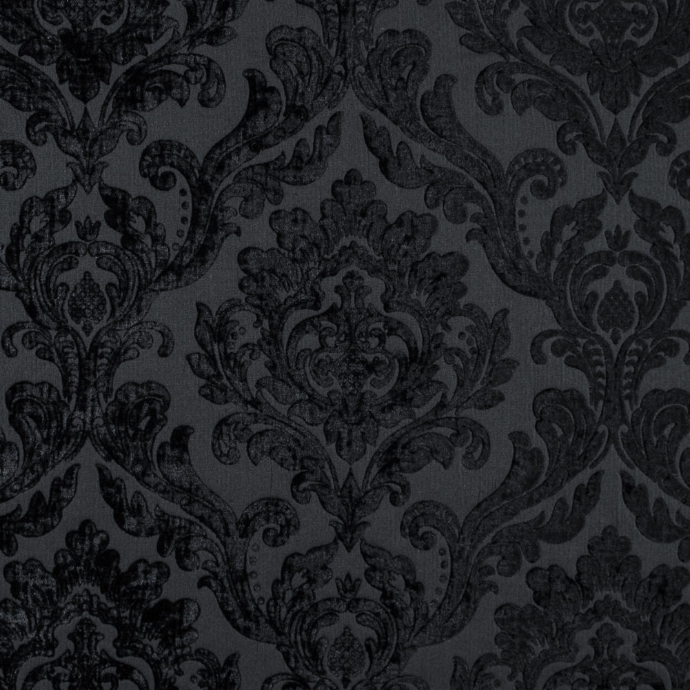 Black Damask Chenille Jacquard - Joann Fabrics