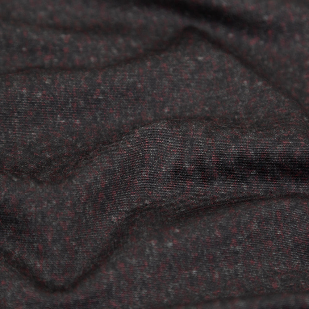 Italian Meteorite and Red Printed Ponte Knit - Joann Fabrics