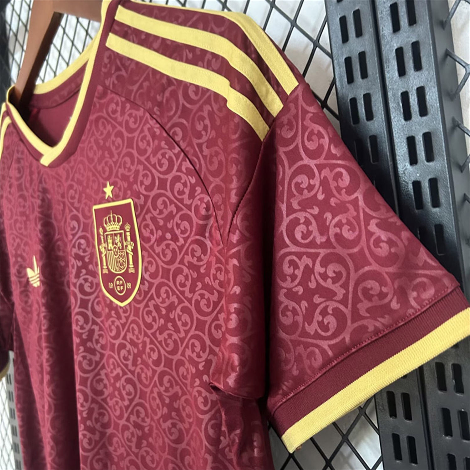 Spain 2026 Trefoil Maroon Special Jersey - Fans Version - UnitedFutballJersey