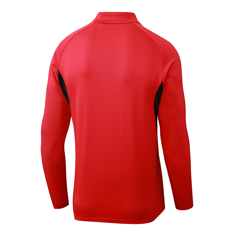 2025/2026 Arsenal Half-Pull Training Suit Red Football Shirt 1:1 Thai Quality Set