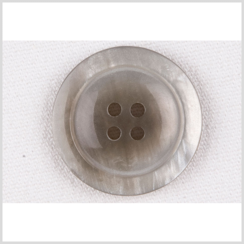 Plastic 4-Hole Button - 40L/25.5mm - Light Gray Shimmer - Joann Fabrics