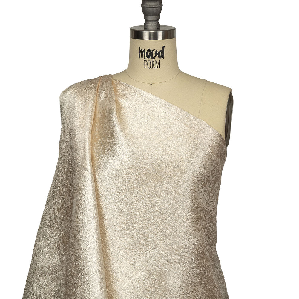 Pegasus Champagne and White Mottled Luxury Brocade - Joann Fabrics