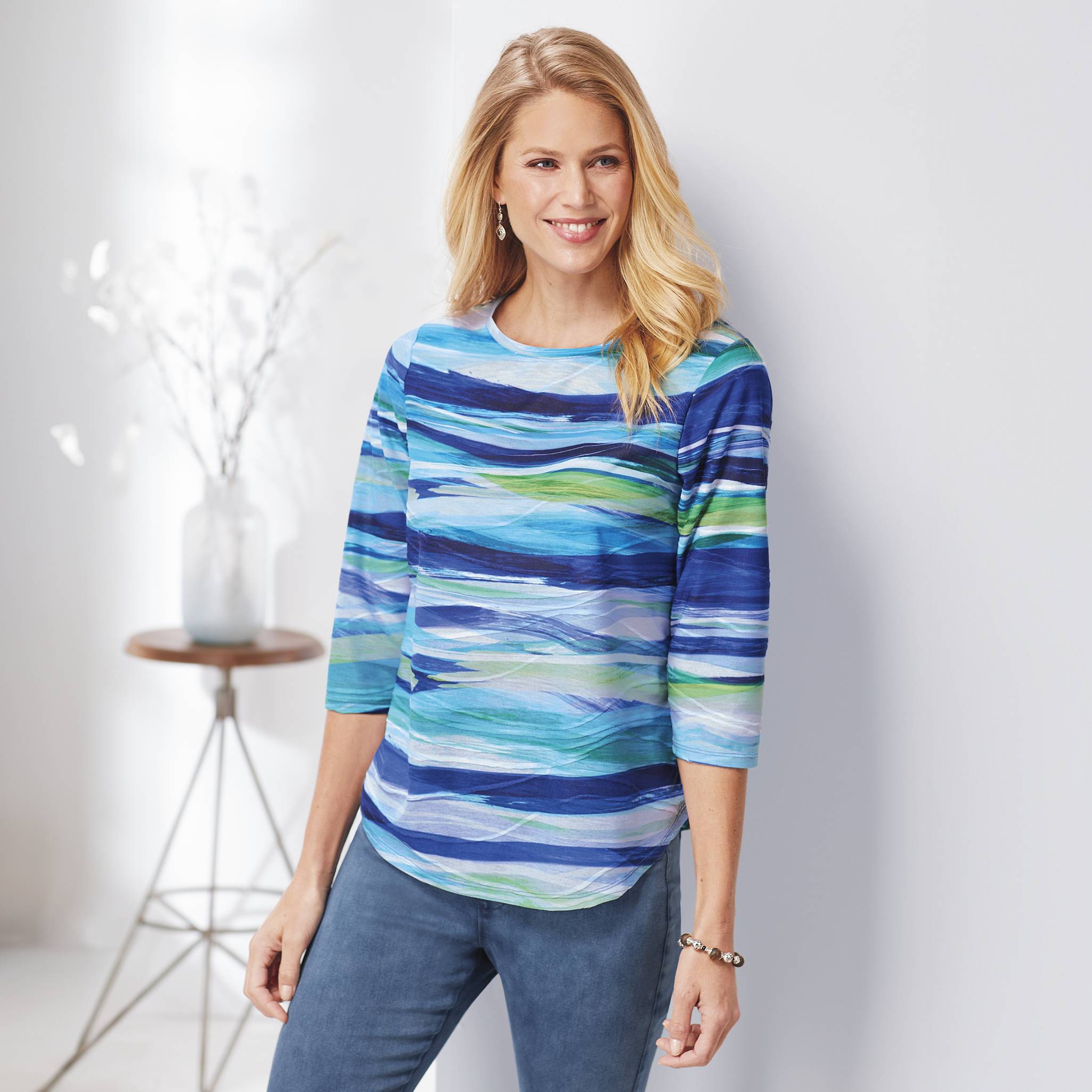 Cool  Waters Textured Top - Northstyle Catalog