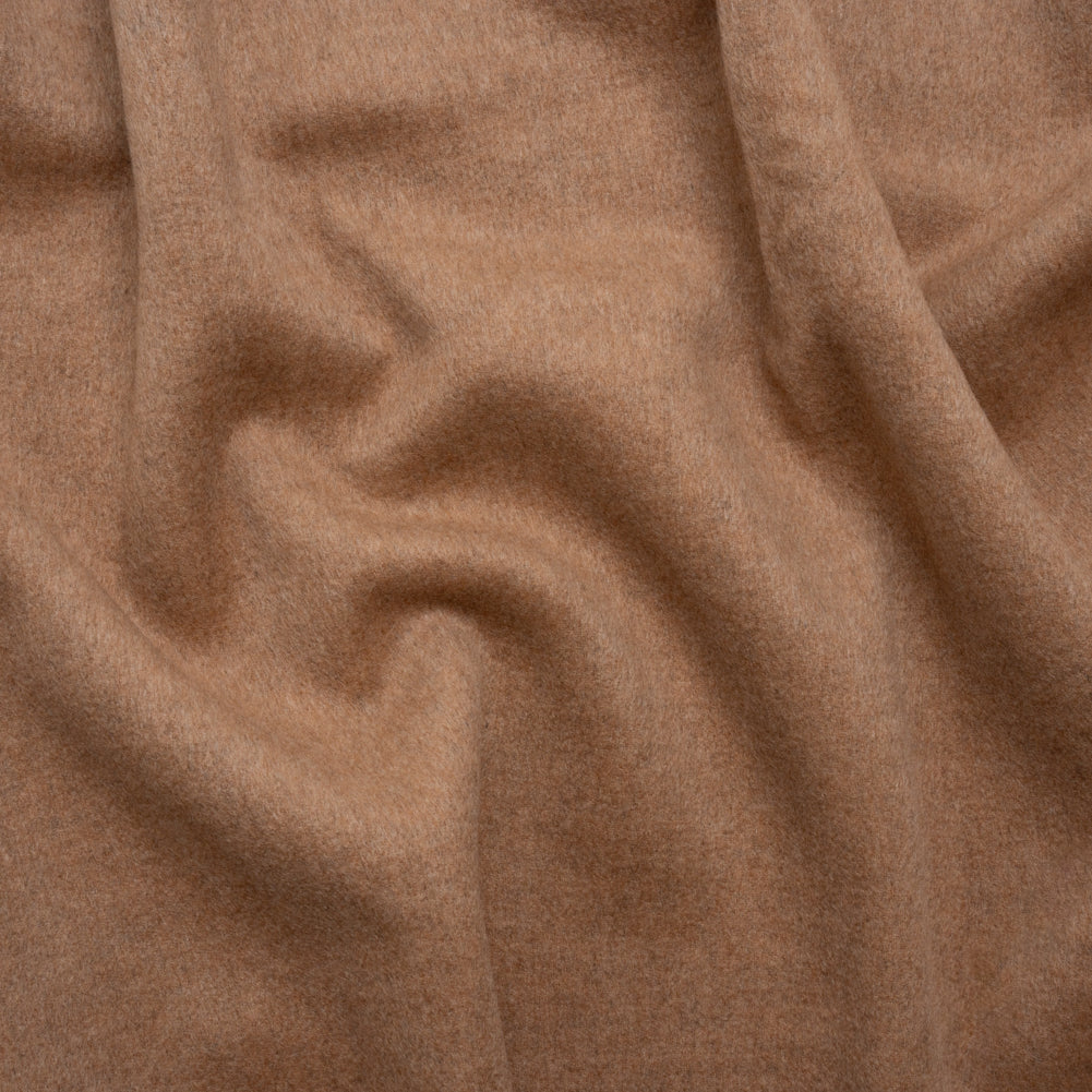 Virgin Wool and Cashmere Double Cloth Coating - Heathered Beige - Astana Collection - Joann Fabrics