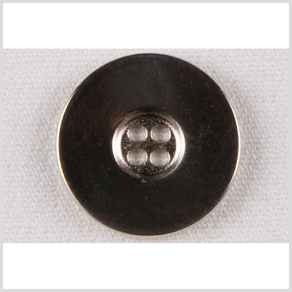 Silver Metal Coat Button - 24L/15mm - Joann Fabrics