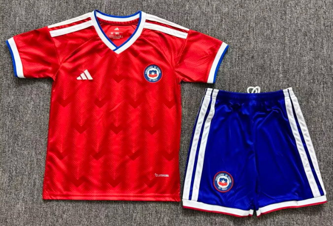 2026 Chile Home Football Jersey 1:1 Thai Quality Kids Size