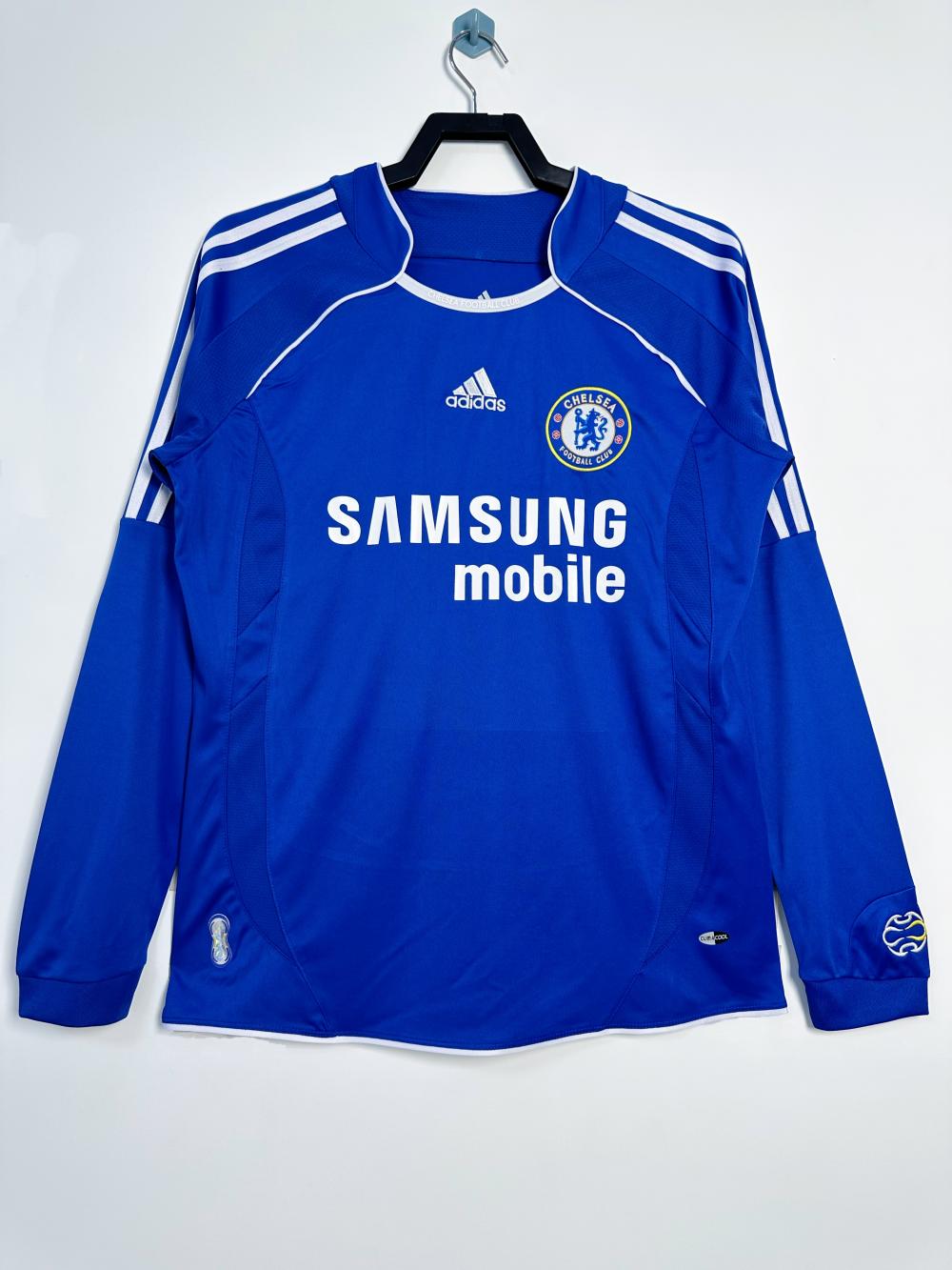 2006-2007 Retro Long Sleeve Chelsea Home Football Shirt 1:1 Thai Quality