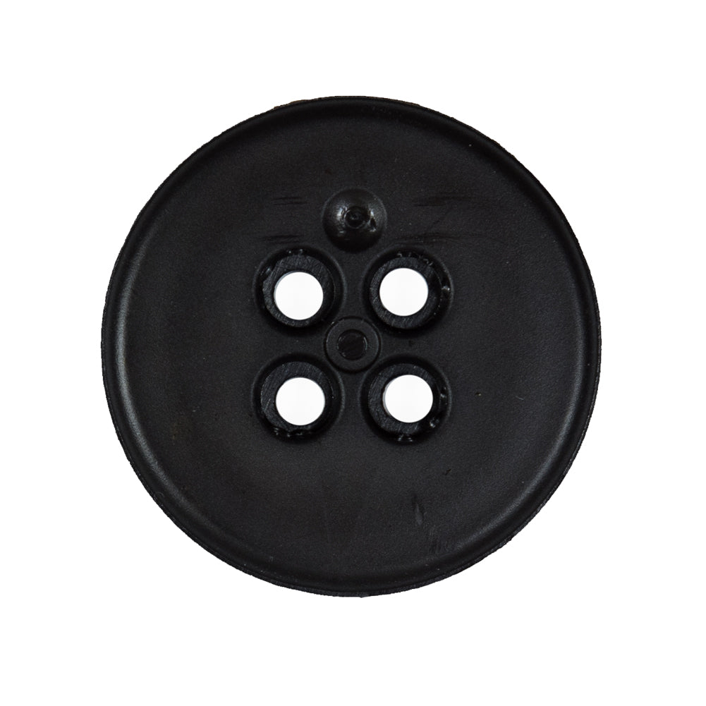 Italian Black Nylon 4-Hole Button - 44L/28mm - Joann Fabrics