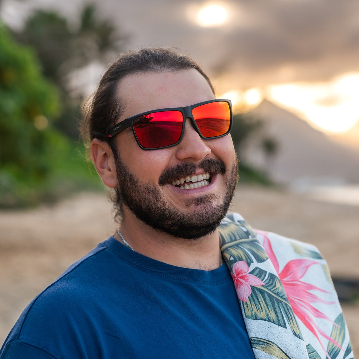 Cayman – Black Red Polarized