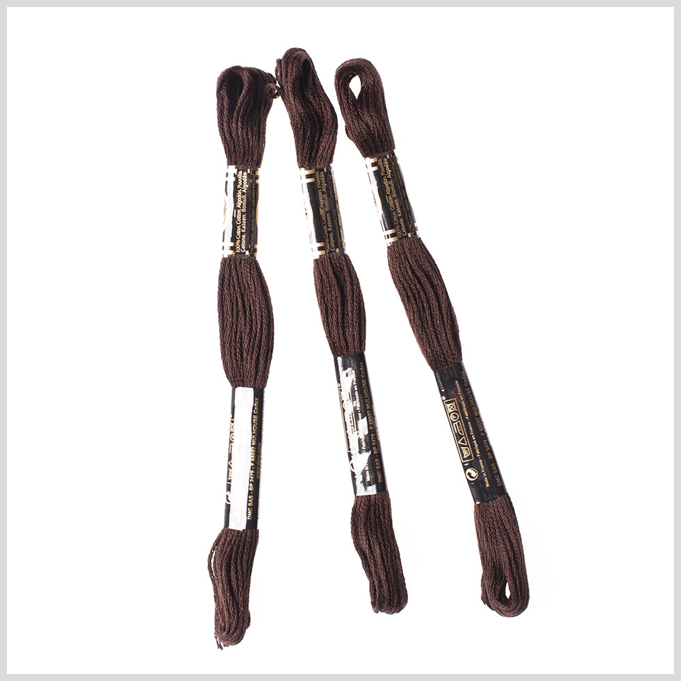 3-Pack DMC Size 6 Embroidery Floss #3371 Black Brown - Joann Fabrics