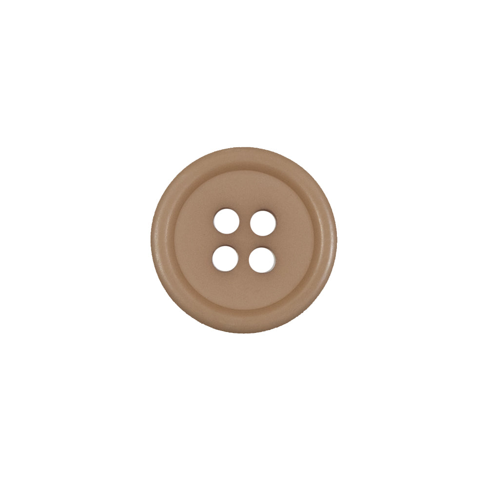 Tan Plastic 4-Hole Button - 24L/15mm - Joann Fabrics