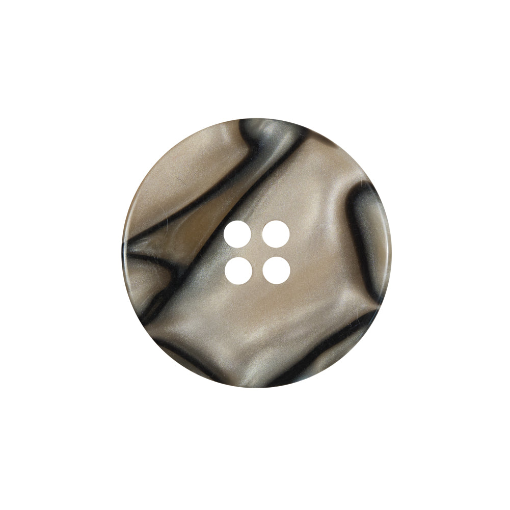 Beige and Black Plastic 4-Hole Button - 36L/23mm - Joann Fabrics