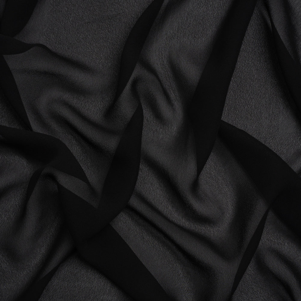 Famous Australian Designer Black Viscose Georgette - Joann Fabrics