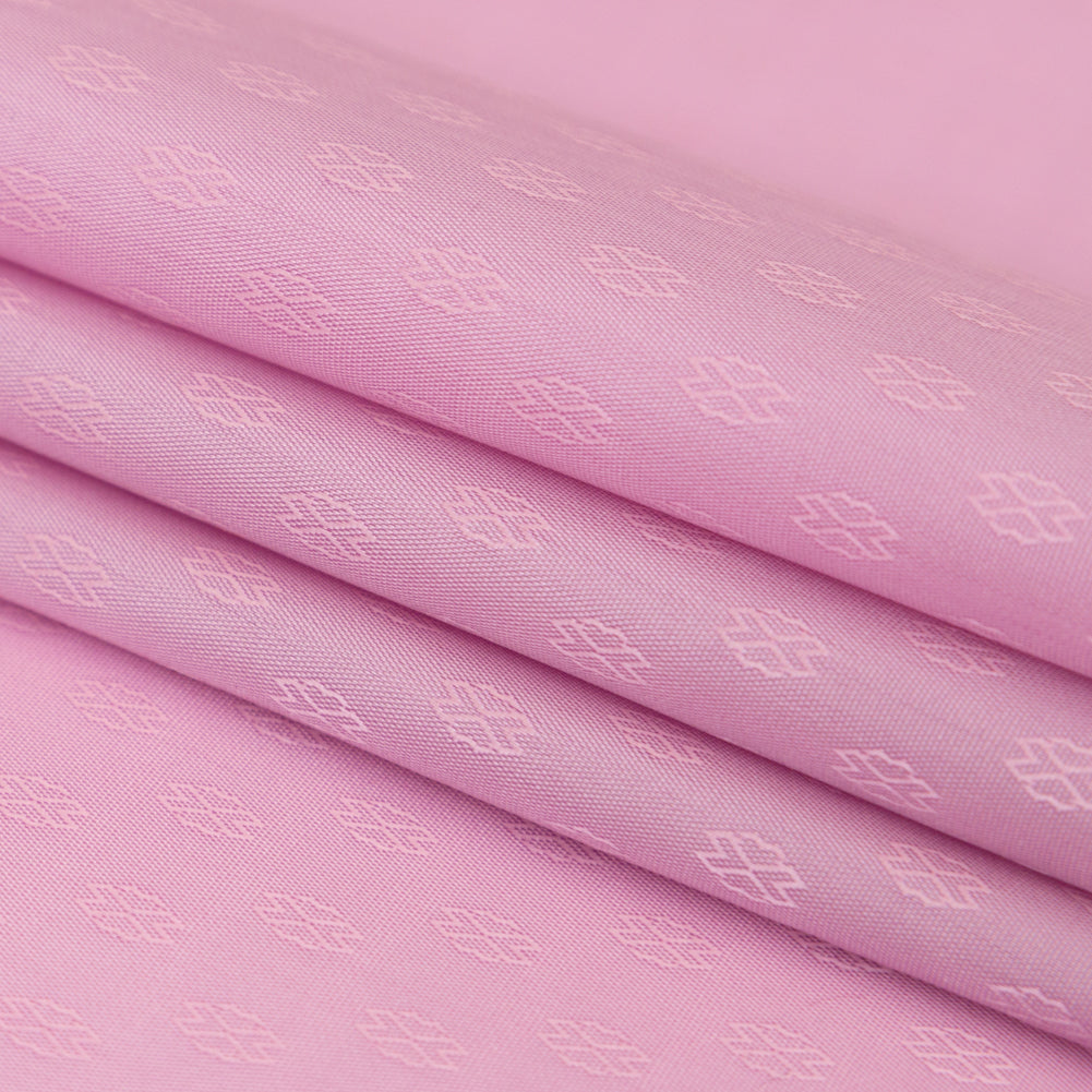 Pink and Lilac Bi-Color Geometric Jacquard Lining - Joann Fabrics