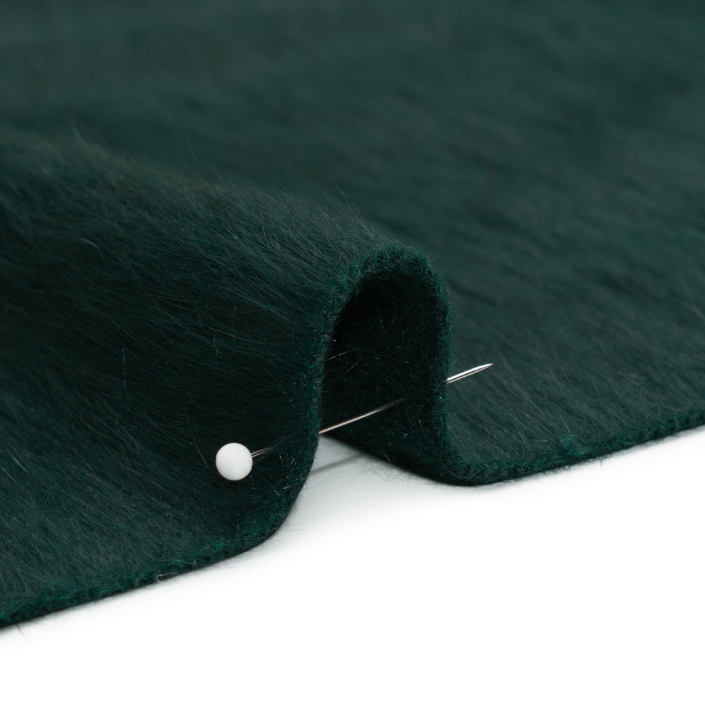 Dark Green Fuzzy Blended Wool Coating - Joann Fabrics