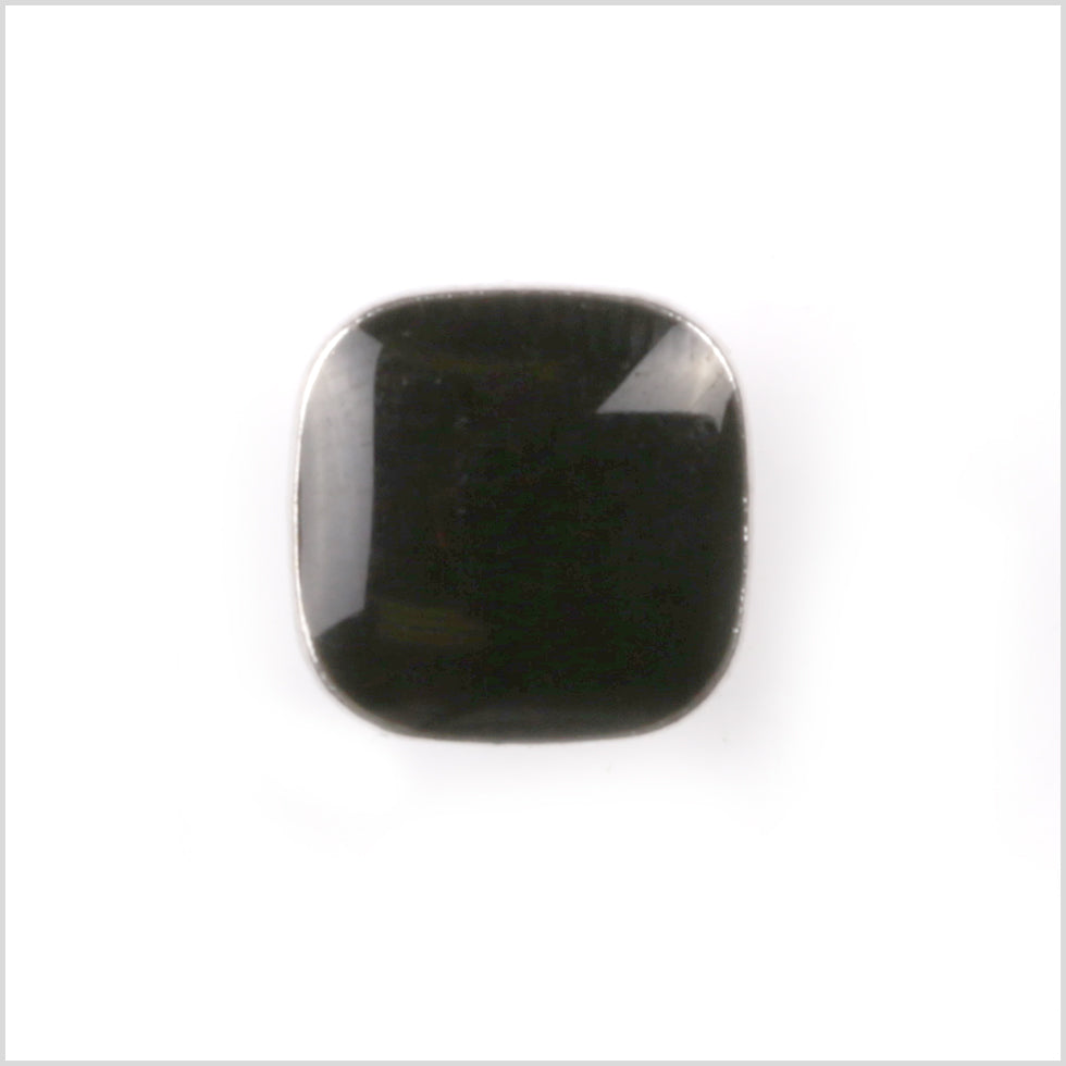Black and Silver Metal Square Shank Back Button - 14L/9mm - Joann Fabrics