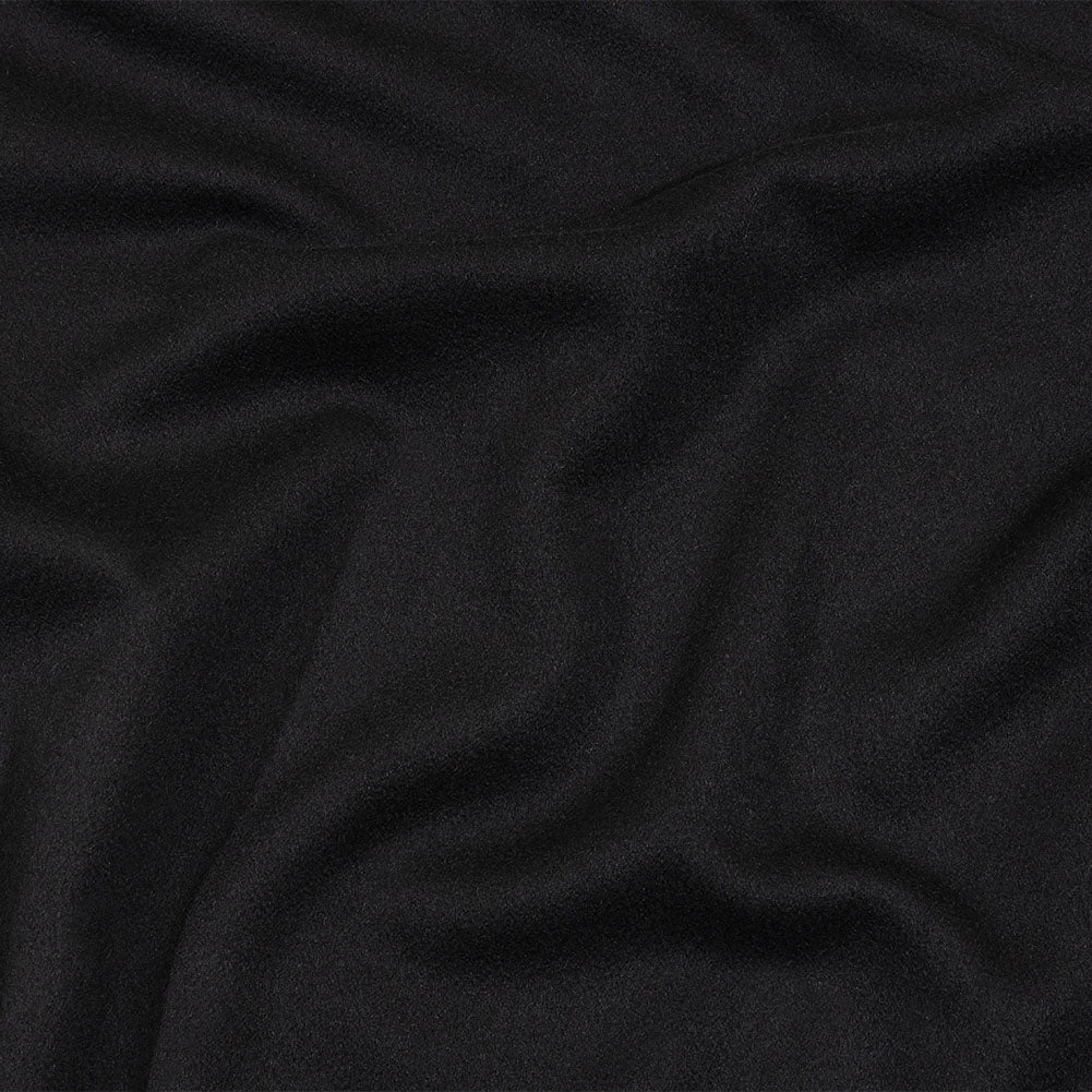 Balenciaga Italian Bluish Black Brushed Blended Virgin Wool Coating - Joann Fabrics