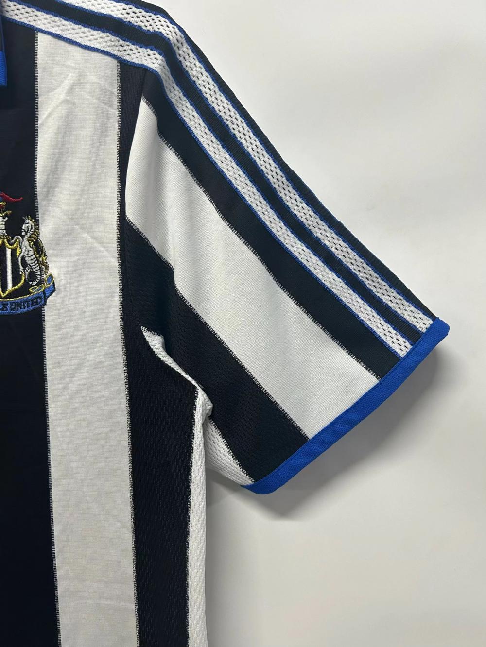 1999-2000 Retro Newcastle United Home Soccer Jersey 1:1 Thai Quality