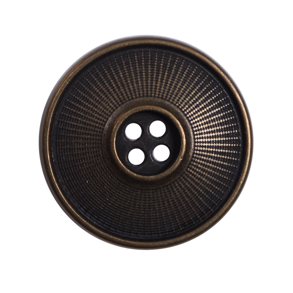 Italian Antique Gold 4-Hole Metal Button - 44L/28mm - Joann Fabrics