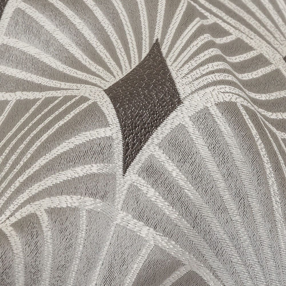 Drapery Jacquard - Silver Maze of Fans - British Imported - Joann Fabrics