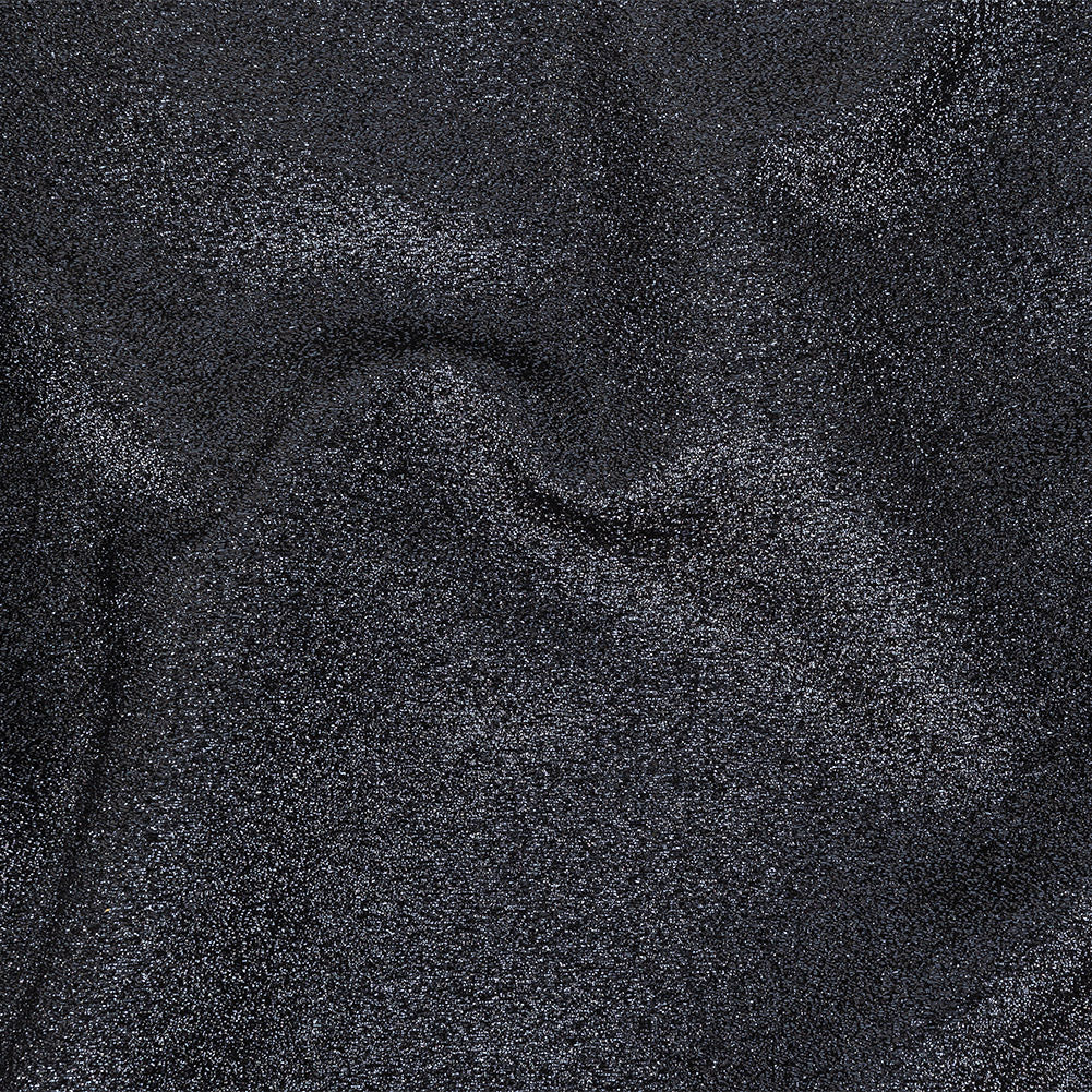 Cygnus Metallic Navy and Black Crinkled Lame Luxury Brocade - Joann Fabrics
