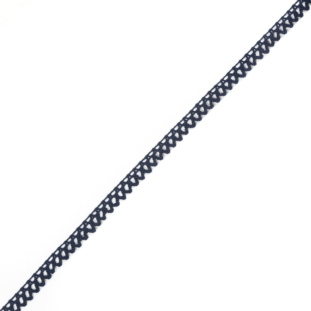 Navy Crochet Trim - 0.5